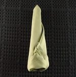 How to Fold a Napkin Into a Twisted Candle