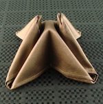 How to Fold the Double Peak with a Cloth Napkin