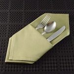 Fold a Diagnal Pocket Server with a Dinner Napkin